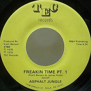 レコード画像：ASPHALT JUNGLE / Freakin' Time