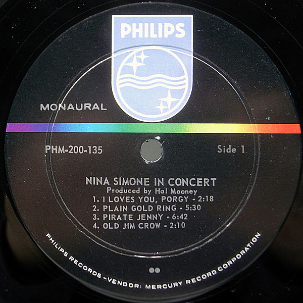 LPレコード Nina simone in concert Amazon.com: Nina Simone In Concert (Verve Acoustic Sounds