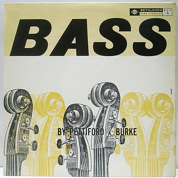 レコードメイン画像：USオリジナル 深溝 MONO PAT#刻印 OSCAR PETTIFORD QUINTET, VINNIE BURKE QUARTET Bass By ～ | Charles Rouse, Duke Jordan ほか