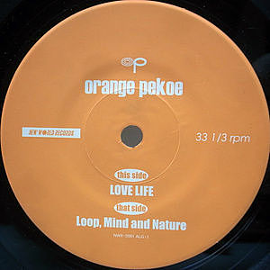 ORANGE PEKOE / Love Life (7) / New World | WAXPEND RECORDS