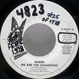 レコード画像：QUEEN / We Are The Champions