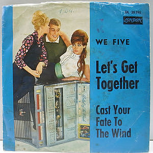 レコード画像：WE FIVE / Let's Get Together / Cast Your Fate To The Wind