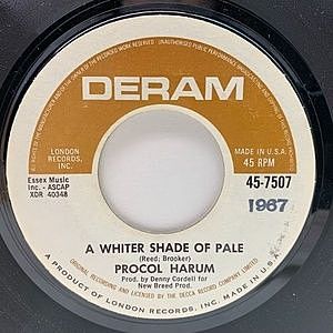 レコード画像：PROCOL HARUM / A Whiter Shade Of Pale