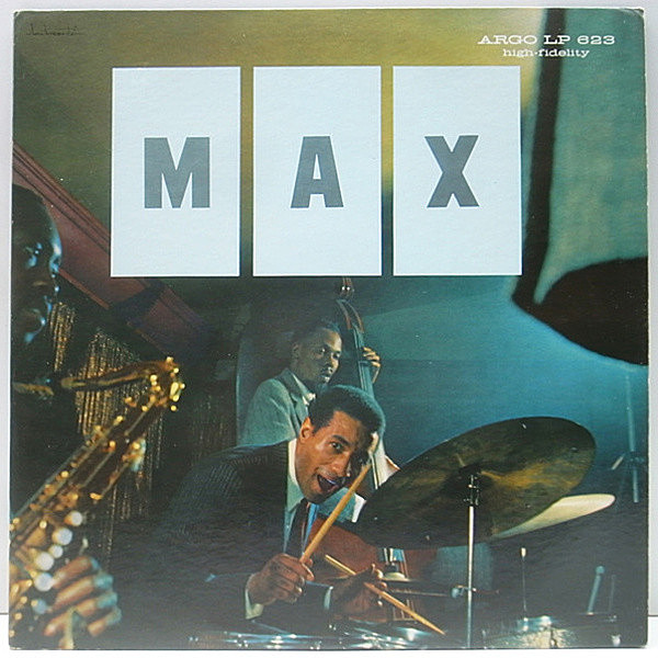 レコードメイン画像：レアな極美盤!! 1st 黒ラベ 深溝 MONO オリジナル MAX ROACH QUNTETTE (Argo 623) Kenny Dorham, Hank Mobley, Ramsey Lewis | 渋いQuintet