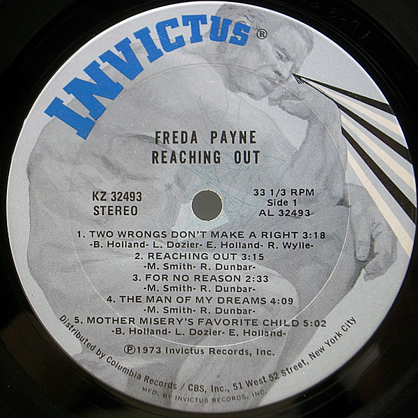 FREDA PAYNE / Reaching Out (LP) / Invictus | WAXPEND RECORDS
