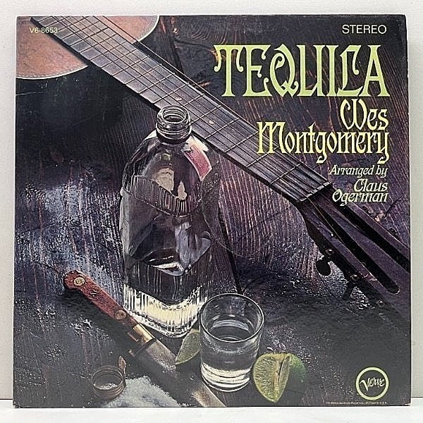 レコードメイン画像：レアな美品!! VANGELDER刻印 USオリジナル WES MONTGOMERY Tequila ('66 Verve) ウェス・モンゴメリー／テキーラ 米 初回プレス LP