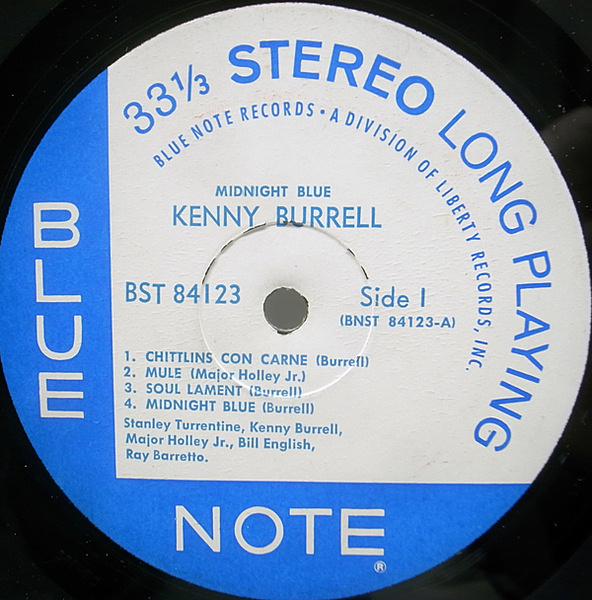KENNY BURRELL / Midnight Blue (LP) / Blue Note | WAXPEND RECORDS