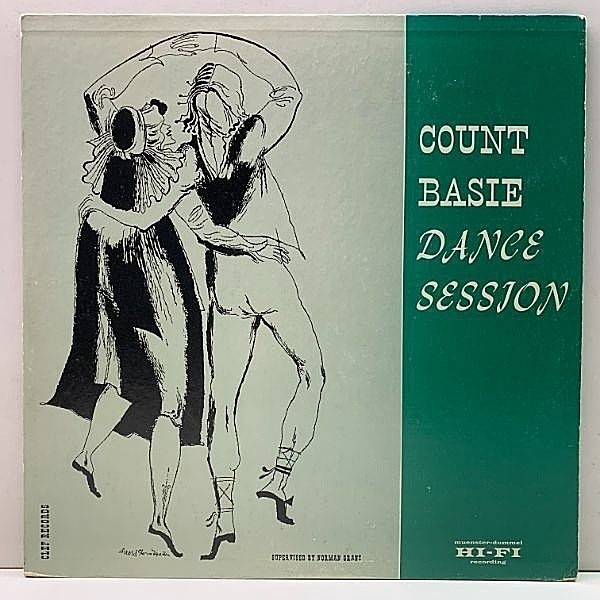 レコードメイン画像：良好!! 1st. Clef 米オリジナル MONO 深溝 COUNT BASIE Dance Session (MG 626) DSMジャケット w/ Freddie Green, Ernie Wilkins