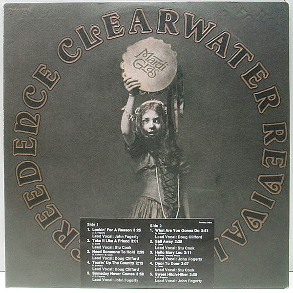 レコードメイン画像：レア・プロモ 美品!! USオリジナル CREEDENCE CLEARWATER REVIVAL Mardi Gras ('72 Fantasy) C.C.R. | PROMO COPY!!