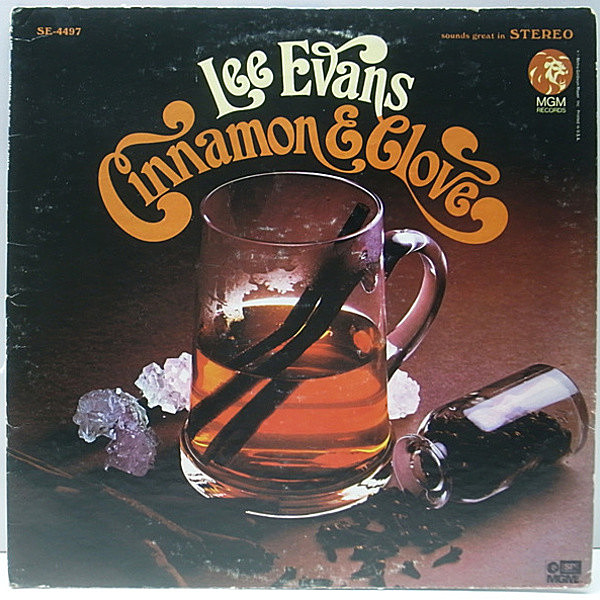 レコードメイン画像：コンサート・パンフ付き USオリジナル LEE EVANS Cinnamon & Clove ('67 MGM) UGLY DUCKLING／A Little Samba ネタ