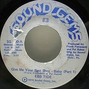 レコード画像：EBB TIDE / Give Me Your Best Shot - Baby