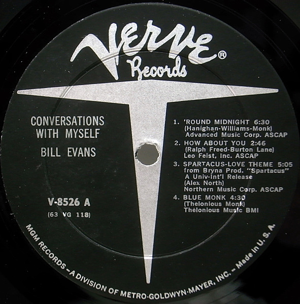 Bill Evans – Conversations With Myself