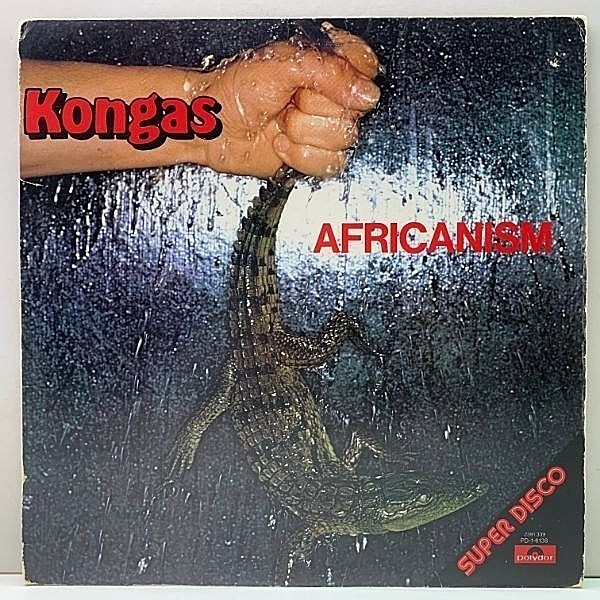レコードメイン画像：【強烈なフレンチ・アフロ・ディスコ】良好!! USオリジナル MASTERDISK刻印 KONGAS Africanism ('77 Polydor) Tatoo Woman ほか
