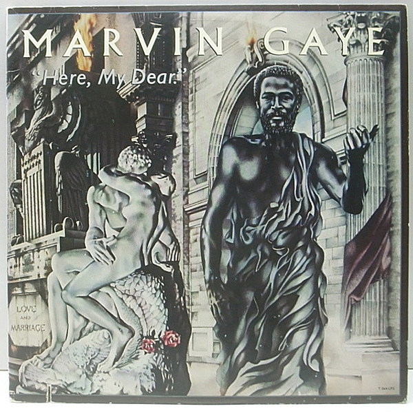 レコードメイン画像：美盤!! 2LP USオリジナル MARVIN GAYE Here, My Dear ('78 Tamla) マーヴィン・ゲイ 名作 メロウ・ファンク／ソウル SAMPLING カヴァー