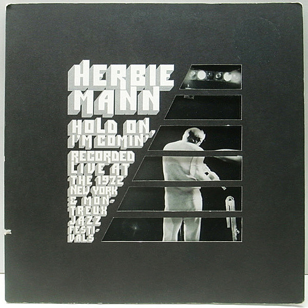 レコードメイン画像：美盤!! 初回BROADWAY オリジナル HERBIE MANN Hold On, I'm Comin ('73 Atlantic) 2大ジャズ・フェスティバルでの好ライヴ