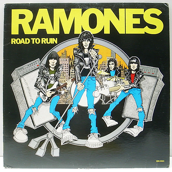 レコードメイン画像：美盤!! STERLING刻印あり USオリジナル RAMONES Road To Ruin ('78 Sire) ラモーンズ 傑作4th LP