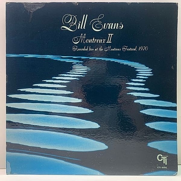 レコードメイン画像：【レア・緑ラベル】美再生!良好! VANGELDER刻印 USオリジ BILL EVANS TRIO Montreux II ('70 CTI) Eddie Gomez, Marty Morrell 傑作ライヴ