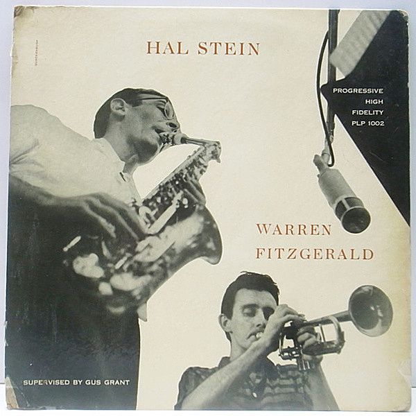 レコードメイン画像：レア・オリジナル MONO 手書きRVG 深溝 HAL STEIN / WARREN FITZGERALD ('55 Progressive) BOB DOROUGH, PAUL MOTIAN