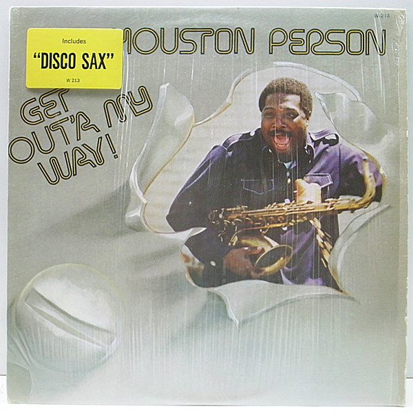 レコードメイン画像：良品!! USオリジナル シュリンク付 HOUSTON PERSON Get Out'a My Way! ('75 Westbound) PAUL ANKA, ISLEY BROTHERSカヴァー収録 LP