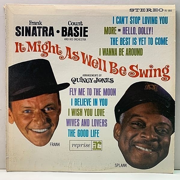 レコードメイン画像：美盤!! US 2色ラベ FRANK SINATRA・COUNT BASIE It Might As Well Be Swing (Reprise FS-1012) リッチな競演で贈るスタンダード集