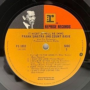 FRANK SINATRA / COUNT BASIE / It Might As Well Be Swing (LP