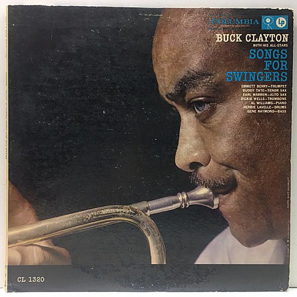 レコードメイン画像：良好盤!! MONO 6eye 深溝 USオリジナル BUCK CLAYTON Songs For Swingers (Columbia CL 1320) スウィンギーな中間派の好盤