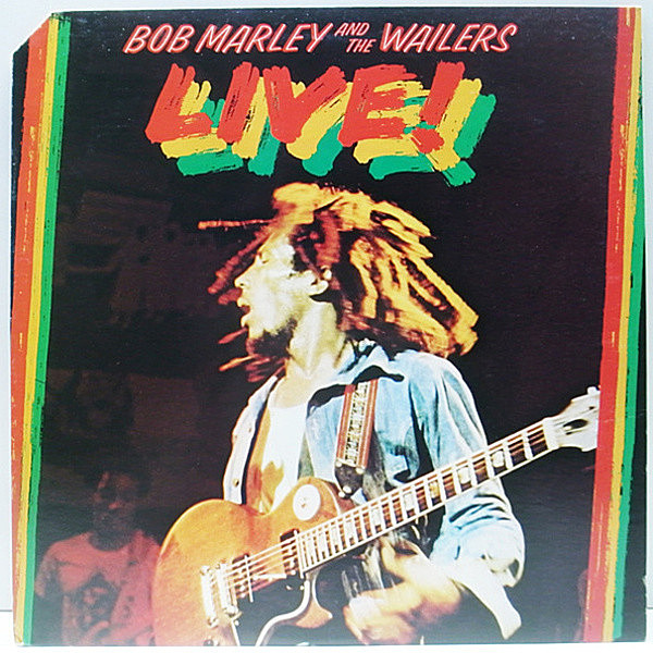 レコードメイン画像：美盤!! USオリジナル BOB MARLEY & THE WAILERS Live! ('74 Island) ボブ・マーリー 1975年7月 ロンドン公演での白熱のライヴを収録 LP