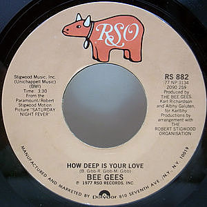 レコード画像：BEE GEES / How Deep Is Your Love