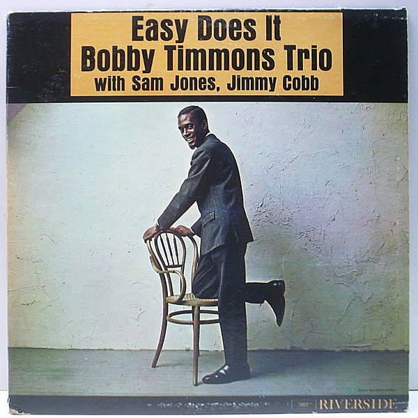 レコードメイン画像：美再生!良品! MONO 青大 深溝 完全オリジナル BOBBY TIMMONS TRIO Easy Does It (Riverside RLP 363) Sam Jones, Jimmy Cobb ピアノトリ