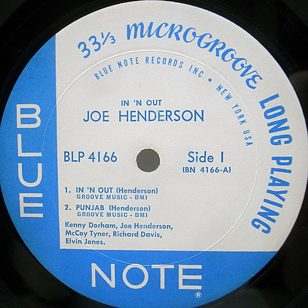 JOE HENDERSON / In 'N Out (LP) / Blue Note | WAXPEND RECORDS