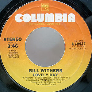レコード画像：BILL WITHERS / Lovely Day