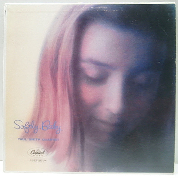 レコードメイン画像：初回ターコイズ MONO オリジナル PAUL SMITH Softly, Baby ('55 Capitol) Barney Kesselを迎えたカルテットによる洒落た西海岸ジャズ！