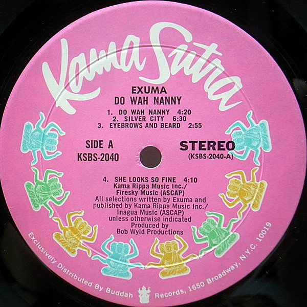 EXUMA / Do Wah Nanny (LP) / Kama Sutra | WAXPEND RECORDS