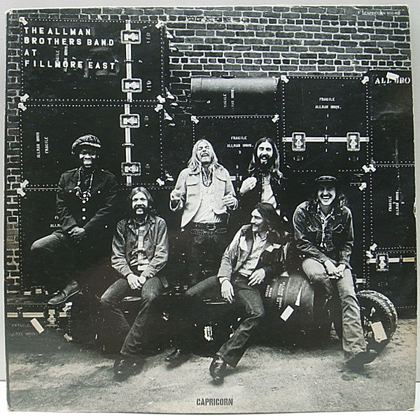 レコードメイン画像：レア《CRC Record Club》初回BROADWAY PINKラベ 2LP オリジナル ALLMAN BROTHERS BAND At Fillmore East | Columbia レコードクラブ