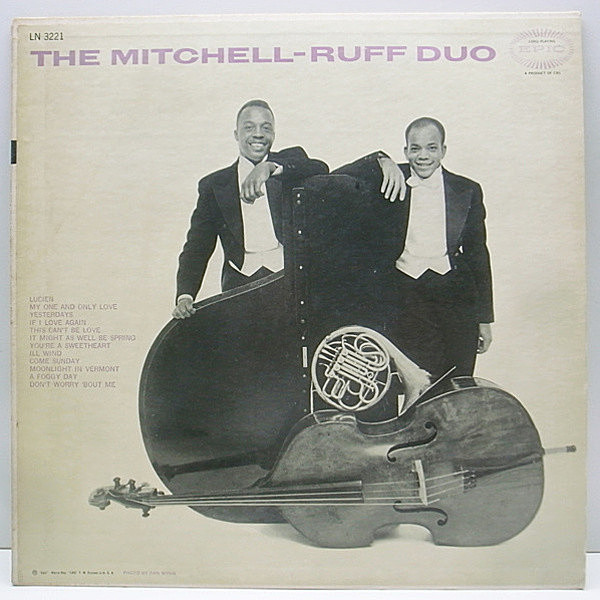 レコードメイン画像：美品 Epic MONO Orig. DWIKE MITCHELL WILLIE RUFF DUO / 珍しい