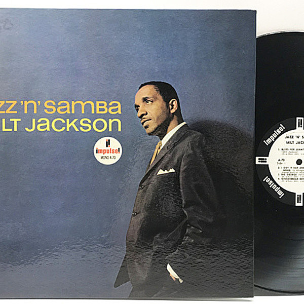 レコードメイン画像：白プロモ MONO VANGELDER刻印 USオリジナル MILT JACKSON Jazz 'N' Samba ('64 Impulse) Lilian Clarke参加のヴォーカル曲も絶品！モノラル