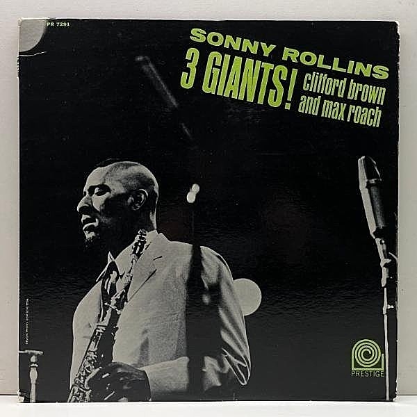 レコードメイン画像：良好!!【レア・ジャケット】MONO NJ黄ラベ 深溝 手書きRVG刻印 SONNY ROLLINS / CLIFFORD BROWN / MAX ROACH 3 Giants (Prestige) Plus 4