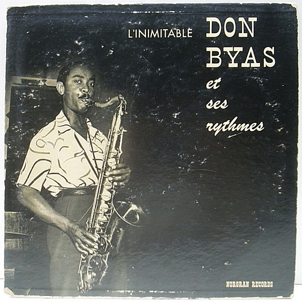 レコードメイン画像：レア 10 原盤 FLAT オリジナル DON BYAS L'inimitable Don Byas Et Ses Rythmes ('53 Norgran) 黄大TP 深溝 MONO 概ね良好！