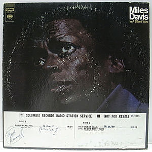 レコード画像：MILES DAVIS / In A Silent Way