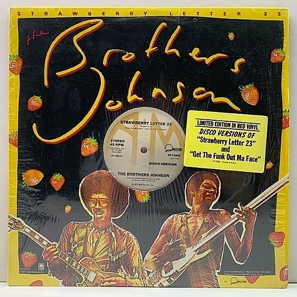 レコードメイン画像：w/Sticker シュリンク美品!! 赤盤 USオリジ BROTHERS JOHNSON Strawberry Letter 23 - Disco Ver. ('77 A&M) SHUGGIE OTIS 名曲カヴァー