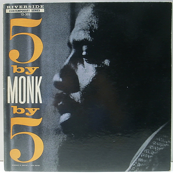 レコードメイン画像：良品!音抜群! 青小 深溝 MONO 完全オリジナル THELONIOUS MONK 5 By Monk By Five (Riverside RLP 12-305) 名盤!!