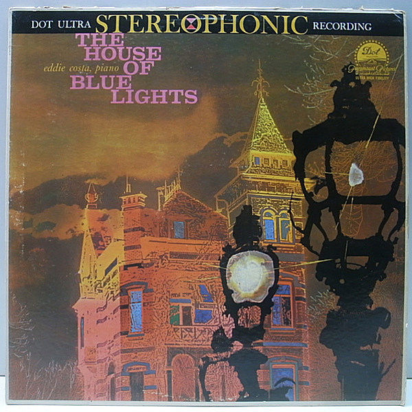 レコードメイン画像：レア 深溝 オリジナル EDDIE COSTA TRIO The House Of Blue Lights ('59 Dot) w./WENDELL MARSHALL, PAUL MOTIAN 最高傑作