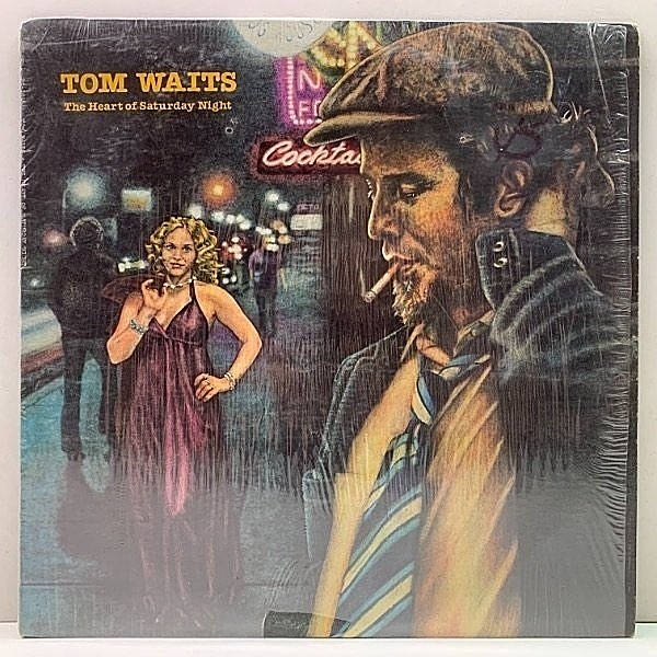 レコードメイン画像：シュリンク付き!! 7E規格 US初期プレス TOM WAITS The Heart Of Saturday Night ('74 Asylum) トム・ウェイツ 土曜日の夜 2nd.アルバム LP