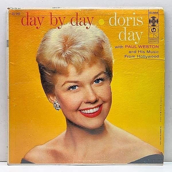 レコードメイン画像：良再生!! MONO 初版 6eye 深溝 USオリジナル DORIS DAY Day By Day ('56 Columbia) 絶品のバラードを綴った癒しの名盤 || 米 初回 モノラル