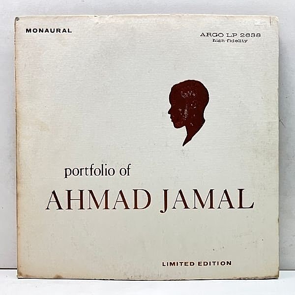 レコードメイン画像：当時の限定2LP (LTD. EDITION) MONO 1stマルーン 深溝 USオリジナル AHMAD JAMAL TRIO Portfolio Of ～ ('59 Argo) 絶頂期のライヴ 希少盤