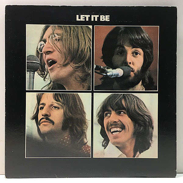 レコードメイン画像：【手書きPhil+Ronnie／手書きsf／BellSound刻印】美盤!! USオリジナル THE BEATLES Let It Be ('70 Apple) 米 初回 赤林檎 見開きジャケ