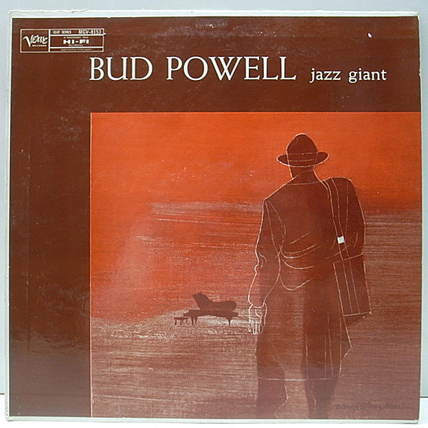 レコードメイン画像：良盤!! MONO トランペッター・ラベ 深溝 BUD POWELL Jazz Giant ('56 Norgran) 名手バド・パウエルの絶頂期を捉えた傑作盤