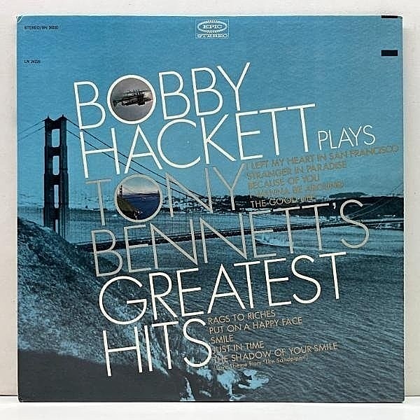 レコードメイン画像：【パーフェクト極美品】USオリジナル BOBBY HACKETT Tony Bennett's Greatest Hits ('66 Epic) ボビー・ハケット LP ドリーミィな中間派