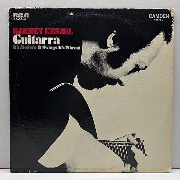 レコードメイン画像：美盤!! USオリジナル BARNEY KESSEL Guitarra ('70 RCA) 最高に気持ち良いイタリア勢とのローマ録音！バーニー・ケッセル 名作 LP