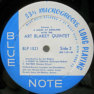 ART BLAKEY / A Night At Birdland, Volume 1 (LP) / Blue Note